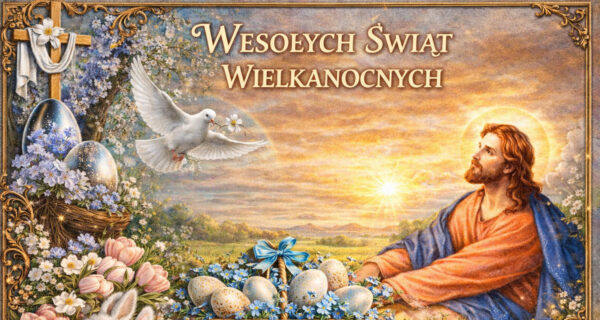kartka wielkanocna Wesołych Świąt Wielkanocnych do wysłania telefonem
