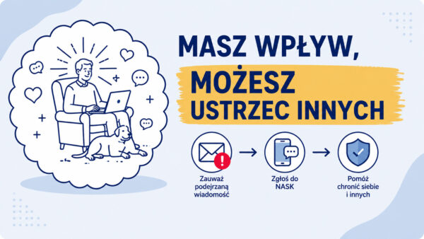 Bezpieczny Dzień, Zgłoś to, możesz ustrzec innych – zgłaszanie podejrzanych wiadomości i cyberzagrożeń pomaga chronić siebie i innych przed oszustami w Internecie.
