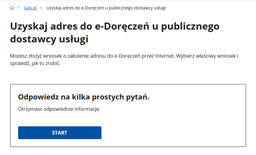 e-Doręczenia dla seniorów – jak wysyłać i odbierać pisma urzędowe przez Internet 3 Zrzut ekranu 2026 05 28 114903