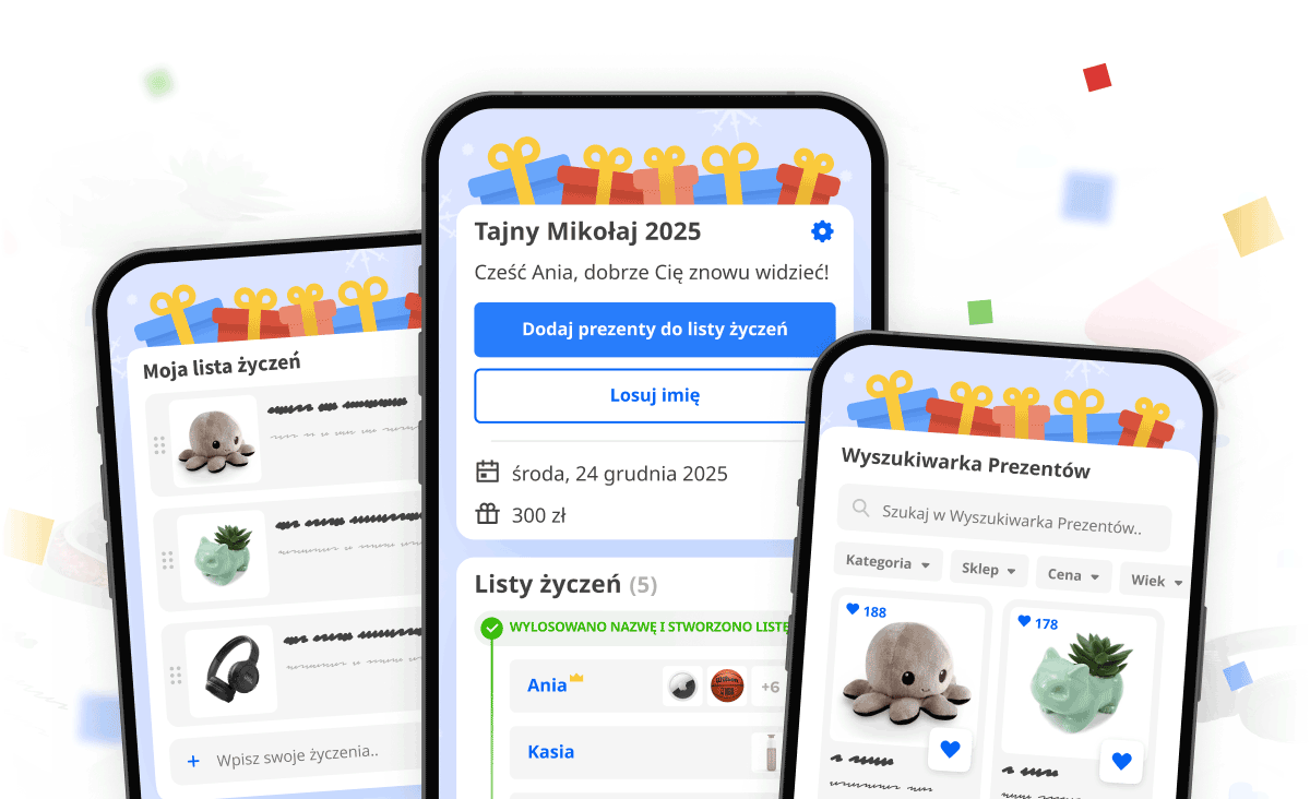 Losowanie prezentów online – jak działa aplikacja Drawnames 1 Losowanie prezentów online w aplikacji Drawnames
