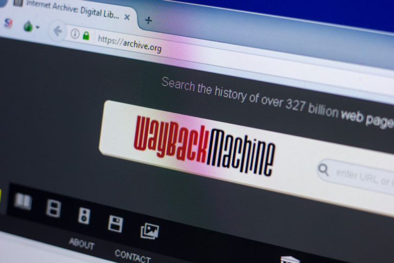 Wayback Machine- internetowa podróż w czasie 1 shutterstock 1071846860 771x514 1